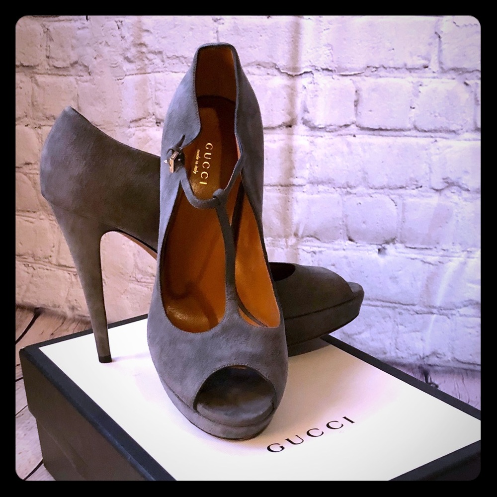 Gucci T-strap heels